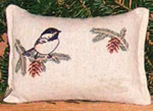 Chickadee Pillow - 3" x 5"