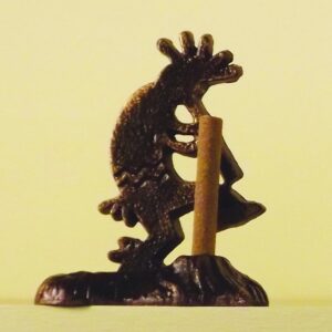 Brass Kokopelli 3D Incense Holder