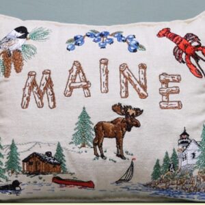 Maine Scenes balsam filled pillow
