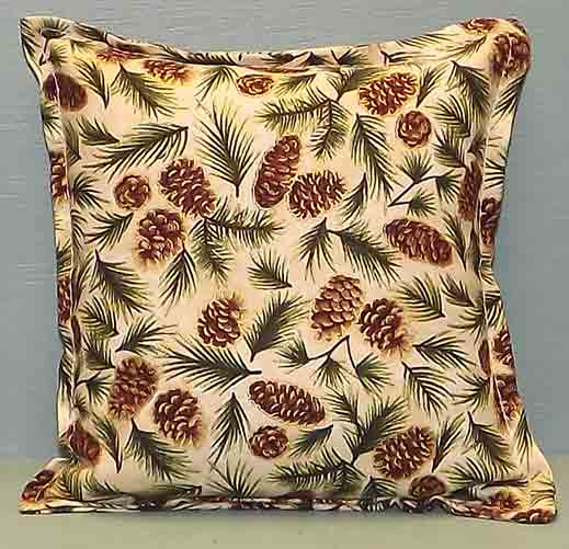 Pinecone design pillow