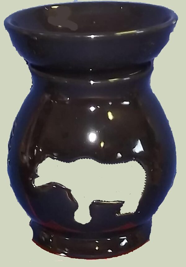 Bear Ceramic Oil burner w/ 2 oz. oil & tea lite