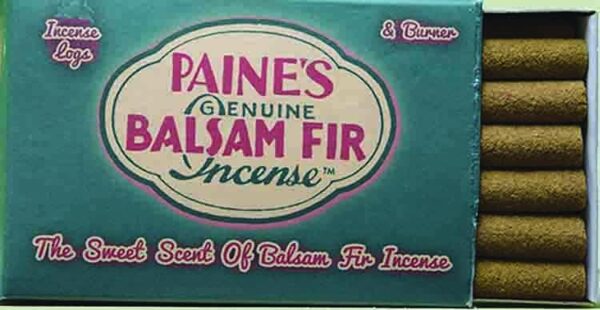 50 Balsam Incense Logs & Holder